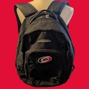 VGUC NHL Carolina Hurricanes Black Backpack